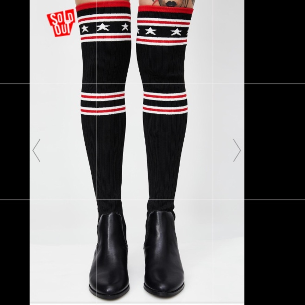 Glass Star Sock Boots